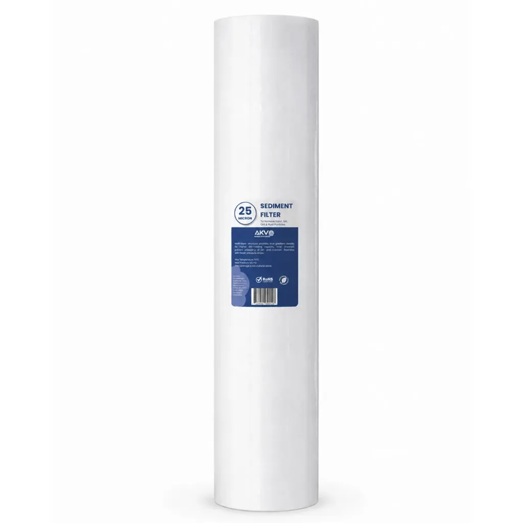 [123685] AKV PP Sediment Filter 4.5" x 20" 25 mic for Big Blue