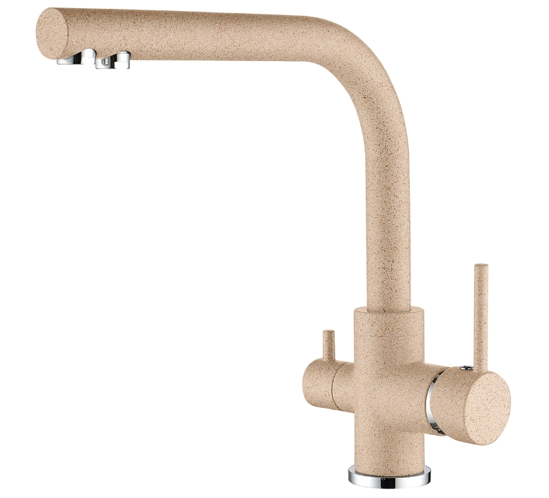 Helika 3 in 1 Faucet Akvaduo 2663L-110 Beige